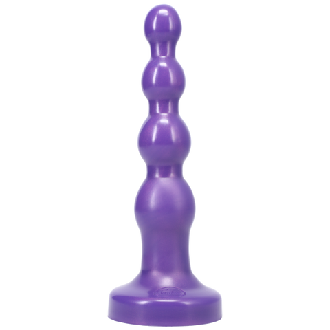 Tantus Silicone Large Ripple Butt Plug Midnight Purple