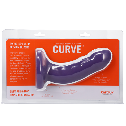 Tantus Curve Amethyst Medium