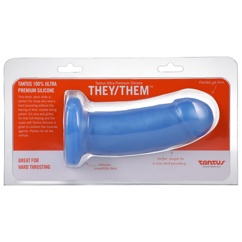 Tantus They / Them Azure Soft