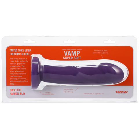 Tantus Silicone Vamp Super Soft Silicone Amethyst