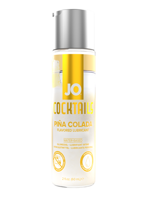 JO Cocktails - Pina Colada Flavored Lubricant - 2 floz 60 mL