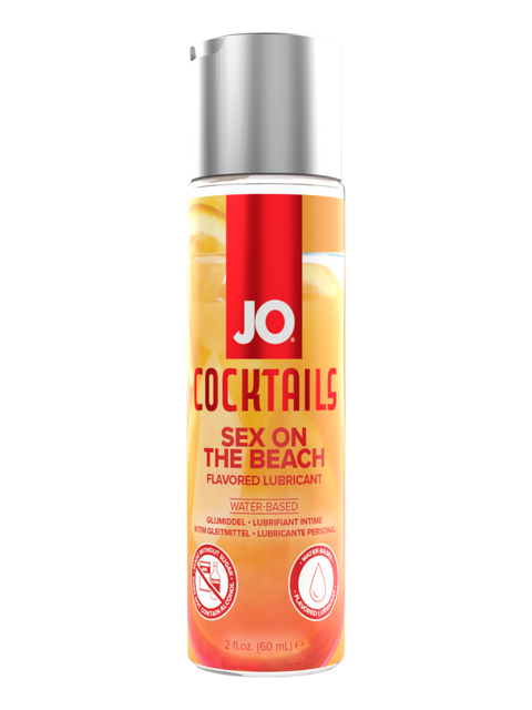 JO Cocktails - Sex on the Beach Flavored Lubricant - 2 floz 60 mL
