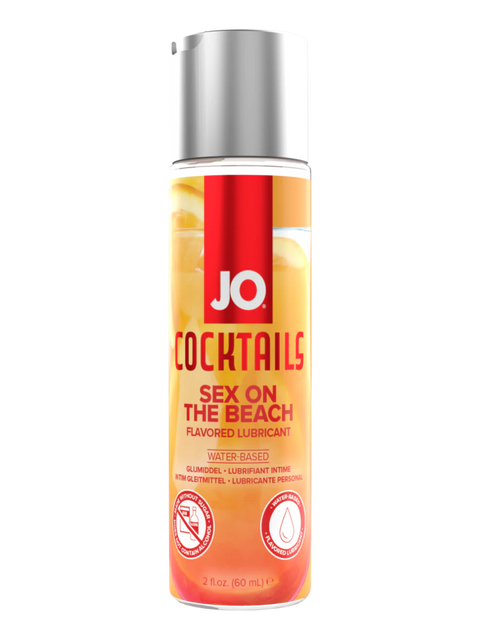 JO Cocktails - Sex on the Beach Flavored Lubricant - 2 floz 60 mL