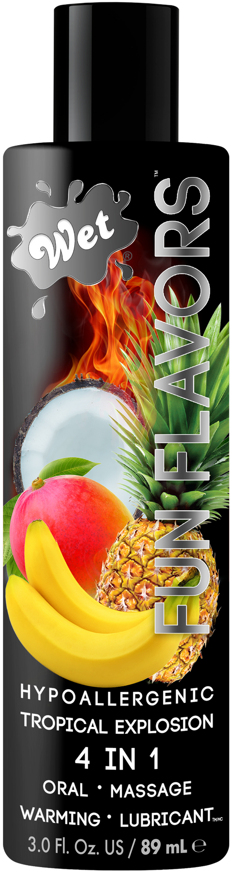 Wet Fun Flavors Tropical Explosion 4 in 1 3oz
