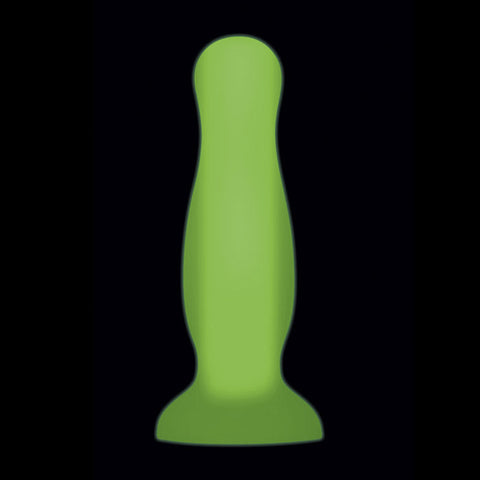 Evolved Novelties Luminous Butt Plug Glow in the Dark Green Large