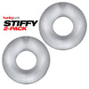Hunkyjunk STIFFY 2-pack bulge cockrings - CLEAR ICE