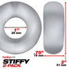 Hunkyjunk STIFFY 2-pack bulge cockrings - CLEAR ICE