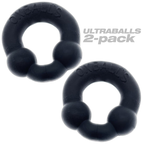 Oxballs ULTRABALLS, 2-pack cockring - PLUS+SILICONE special edition - NIGHT