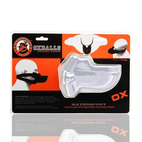 OXBALLS  WATERSPORT strap-on gag WHITE